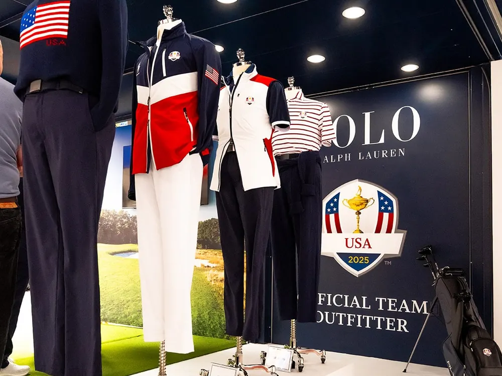 Polo Ralph Lauren Ryder Cup retail activation at Rockefeller Center